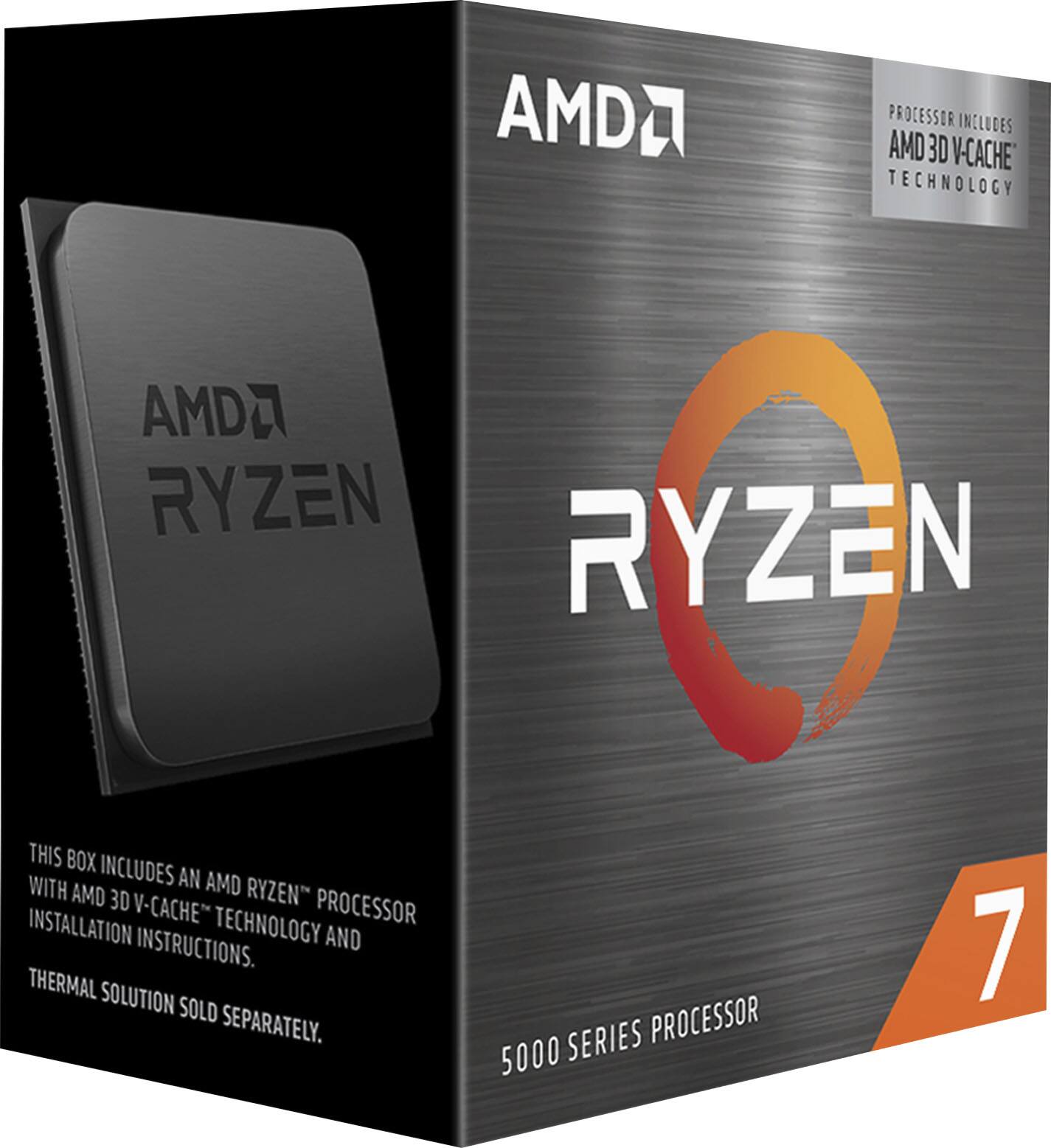 Alt View 12. AMD - Ryzen 7 5800X 4th Gen 8-core, 16-threads Unlocked Desktop Processor Without Cooler - Black.