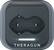 Front. Therabody - Theragun PRO Battery Charger - Black.