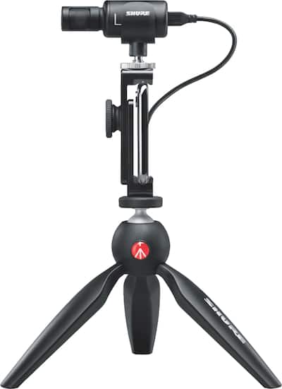 Shure MV88+ Mobile Microphone Kit iPhone & Android Mic for Remote Shure MV88+ Mobile Microphone Kit iPhone & Android Mic for Remote