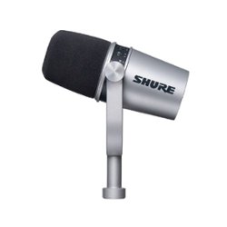 Shure - MV7 Dynamic Cardioid USB Microphone - Front_Zoom