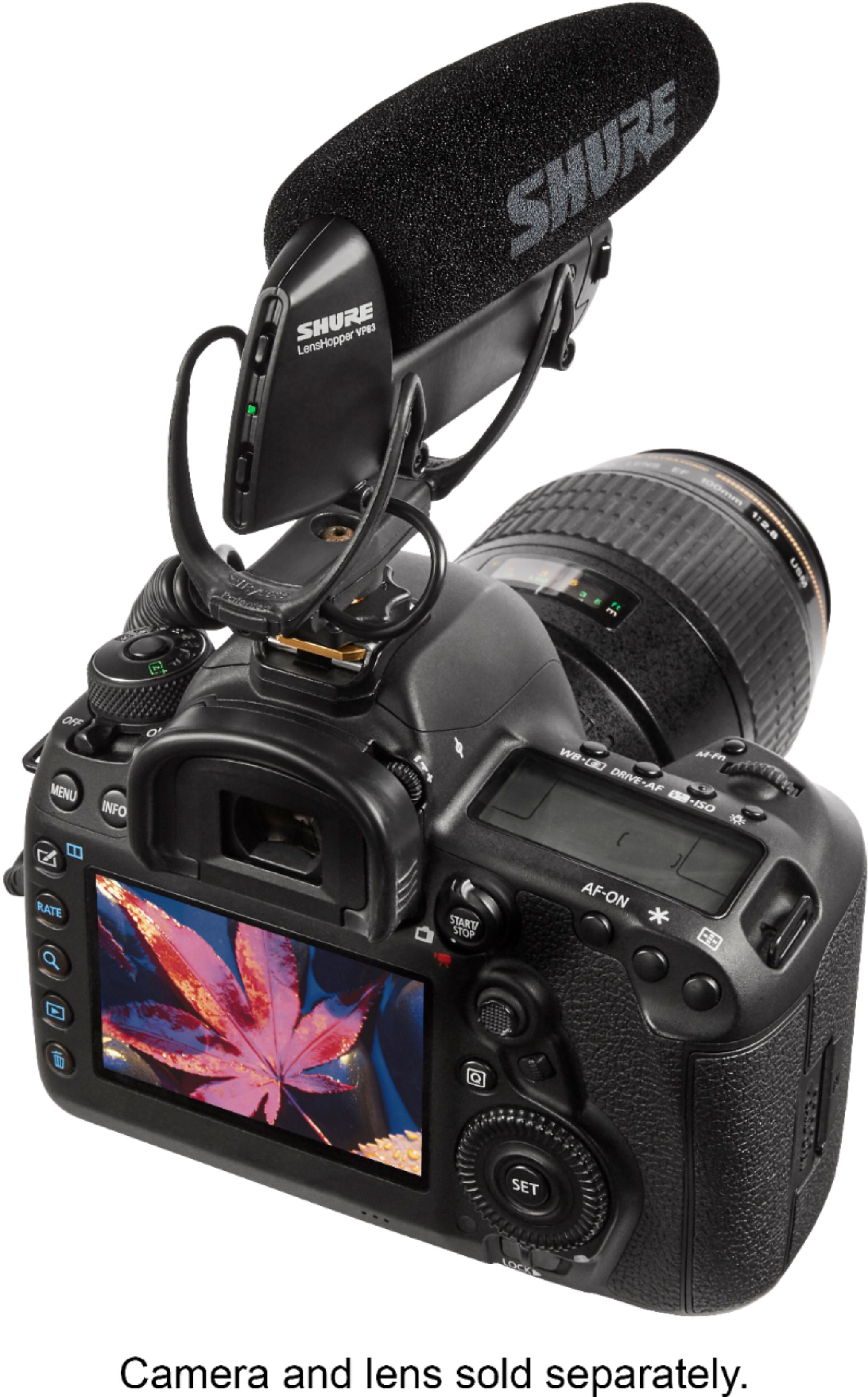 Shure VP83 LensHopper Camera-Mount Condenser Shotgun Microphone VP83 - Best  Buy
