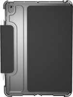 UAG - Lucent Case for Apple 10.2-Inch iPad (9th/8th/7th Generations) - Black/Ice - Front_Zoom