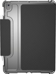 UAG - Lucent Case for Apple 10.2-Inch iPad (9th/8th/7th Generations) - Black/Ice - Front_Zoom