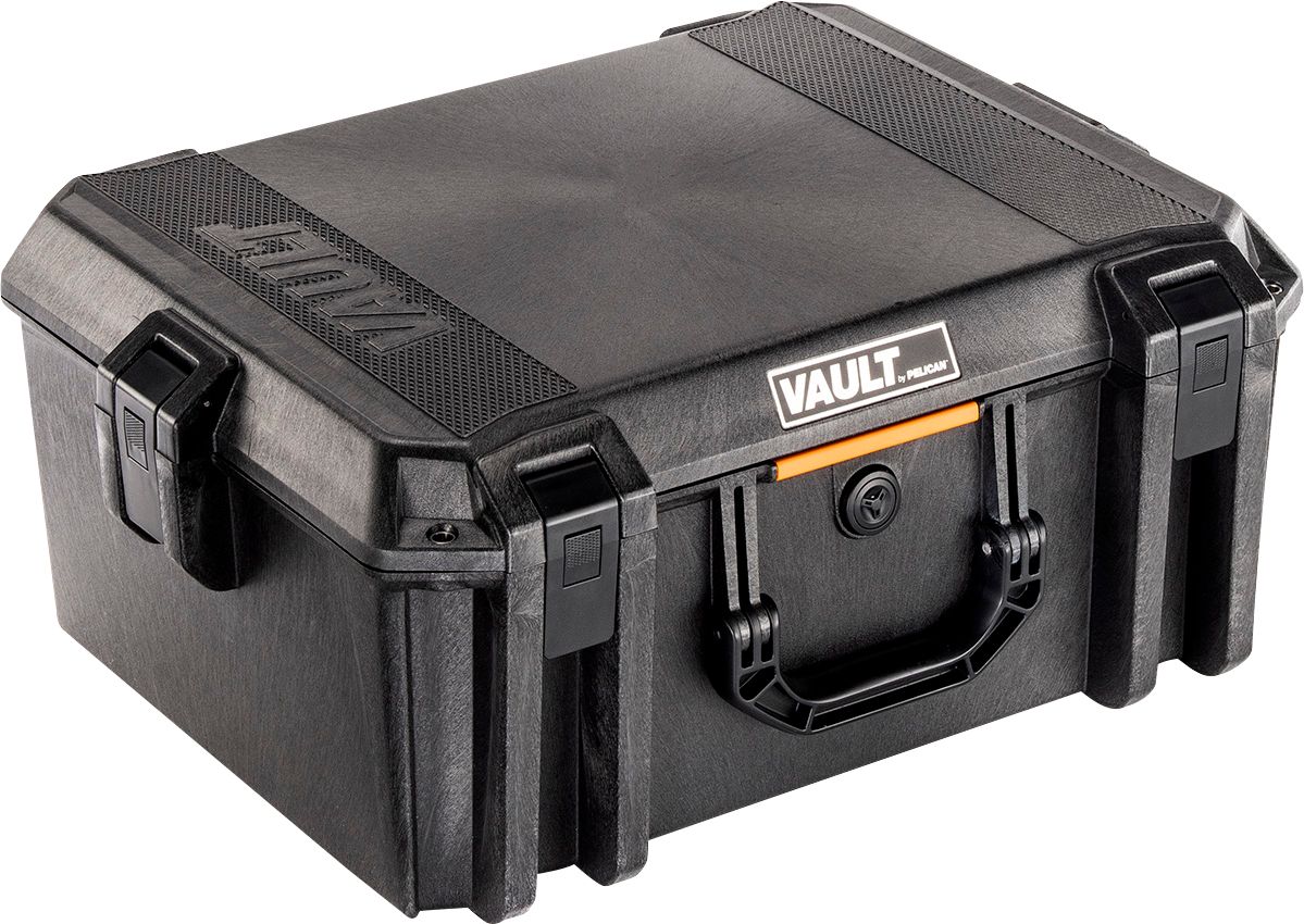 Angle View: NANUK - 16.9” Waterproof Briefcase with Foam Insert - Black