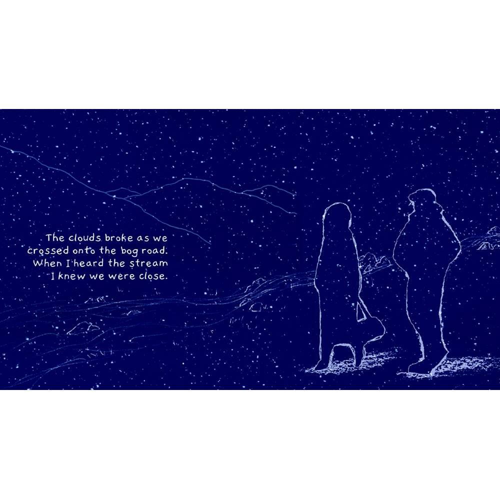 The clouds broke as we crossed onto the bog road. When I heard the stream, I knew we were close.