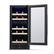 Alt View 22. NewAir - 15” Built-in 29 Bottle Dual Zone Compressor Wine Fridge - Black Stainless Steel.