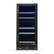 Alt View 27. NewAir - 15” Built-in 29 Bottle Dual Zone Compressor Wine Fridge - Black Stainless Steel.