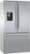 Angle Zoom. Bosch - 500 Series 21 Cu. Ft. French Door Counter-Depth Smart Refrigerator with External Water and Ice Maker - Stainless Steel.