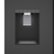 Alt View Zoom 16. Bosch - 500 Series 21 Cu. Ft. French Door Counter-Depth Smart Refrigerator with External Water and Ice Maker - Black stainless steel.