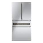 Bosch - 800 Series 36 in. Wide 20 Cu. Ft. 4-Door French Door Bottom Freezer Counter-Depth Smart Refrigerator - Stainless Steel