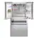 Alt View 5. Bosch - 800 Series 20 Cu. Ft. 4-Door French Door Counter-Depth Smart Refrigerator with Beverage Cooler Drawer - Stainless Steel.