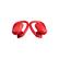 Alt View 14. Skullcandy - Push Ultra In-Ear True Wireless Sport Headphones - Red.