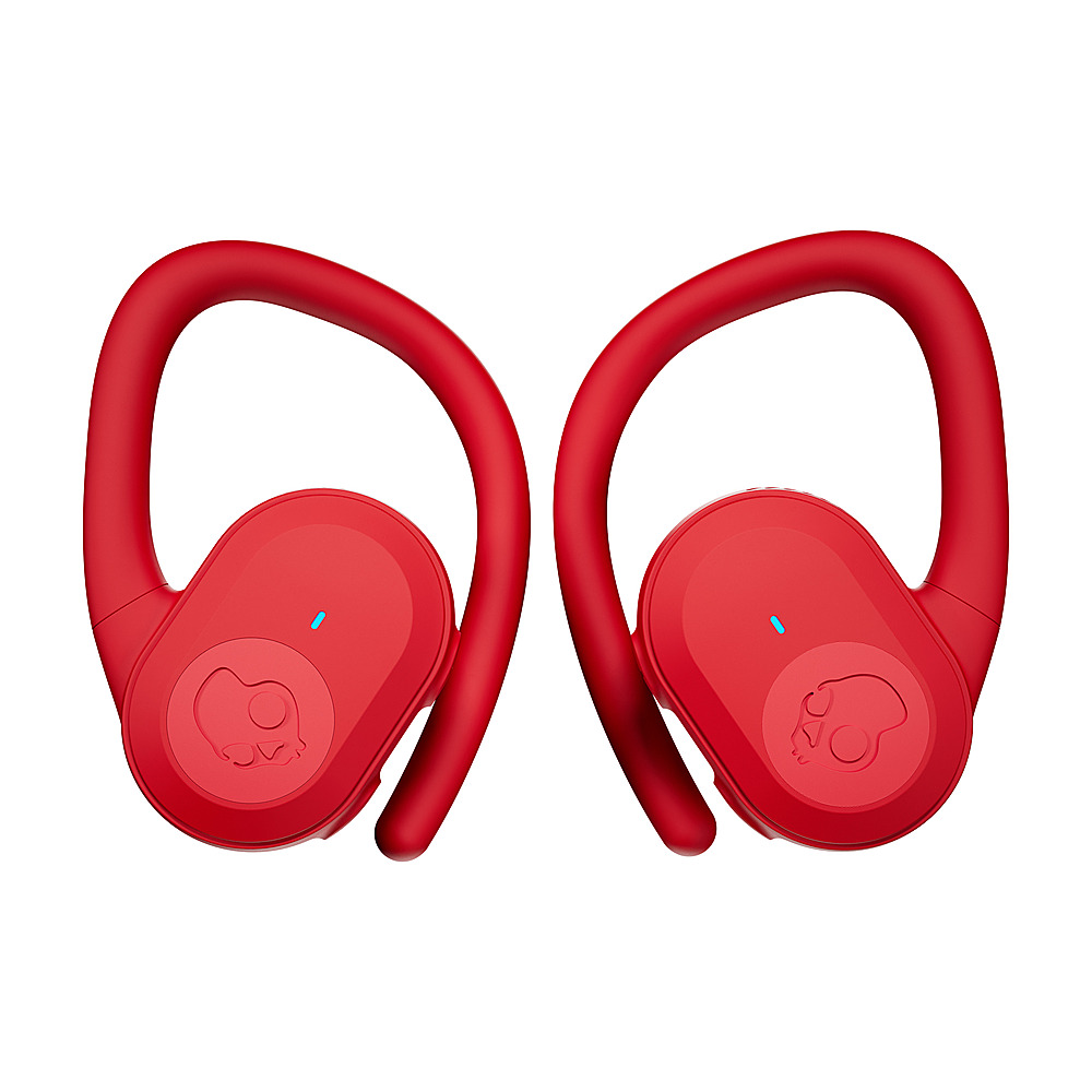 Left View: Skullcandy - Push Ultra In-Ear True Wireless Sport Headphones - Red