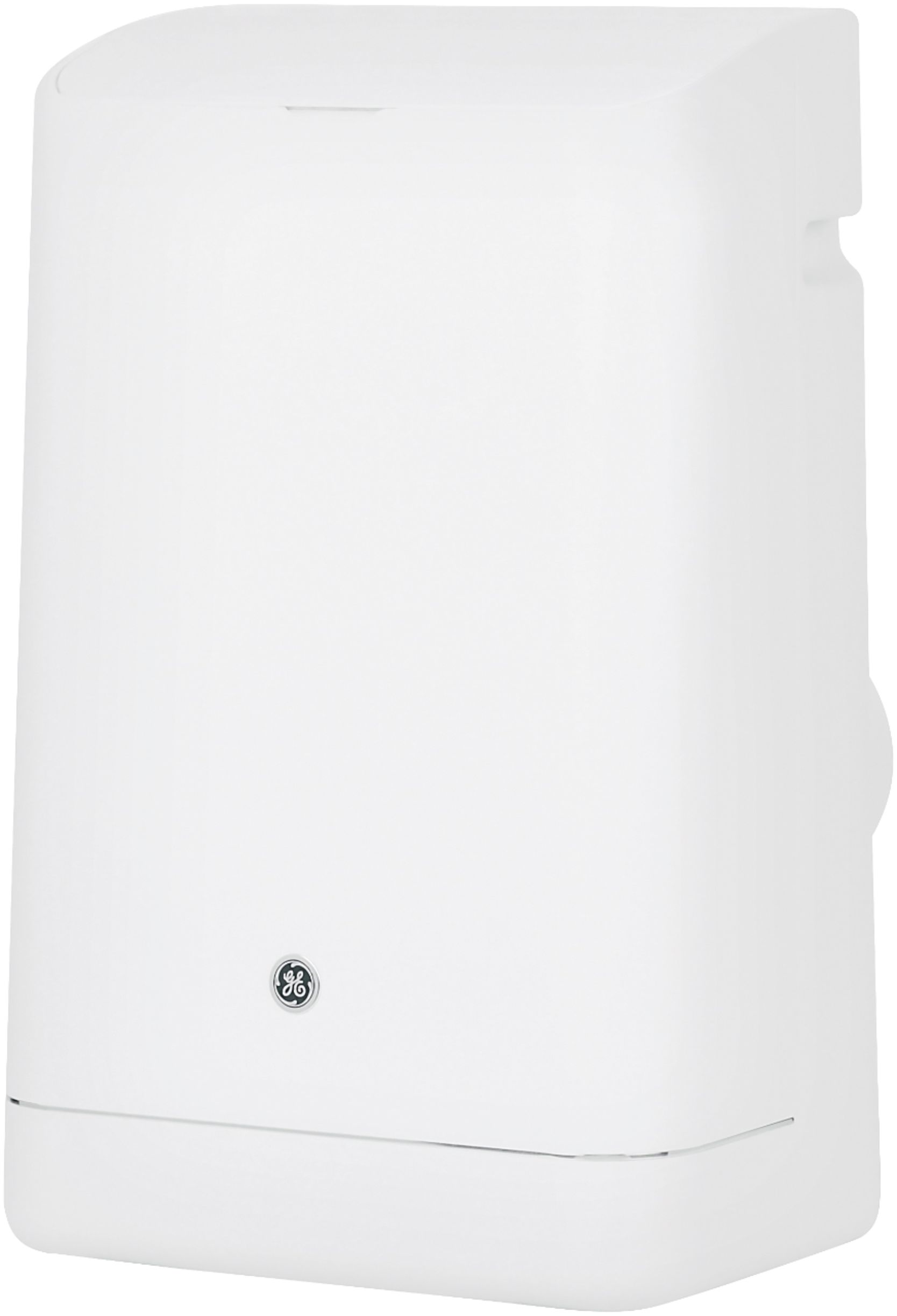 Left View: GE - 350 Sq. Ft. Portable Air Conditioner - White