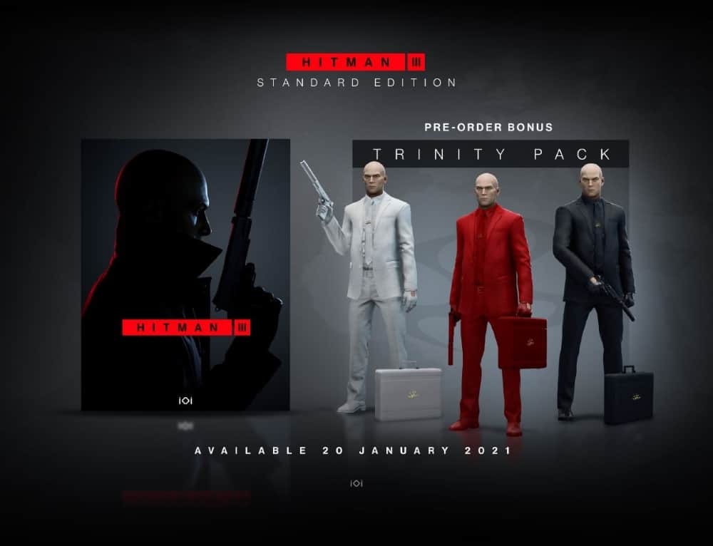 Front. HITMAN 3 Pre-Order Bonus.