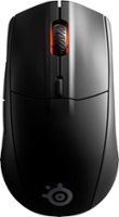 SteelSeries - Rival 3 Lightweight Wireless Optical Gaming Mouse with Brilliant Prism RGB Lighting - Black - Front_Zoom