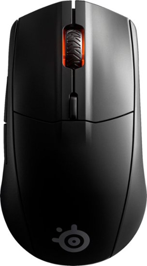 SteelSeries - Rival 3 Wireless Optical Gaming Mouse with Brilliant Prism RGB Lighting - Black
