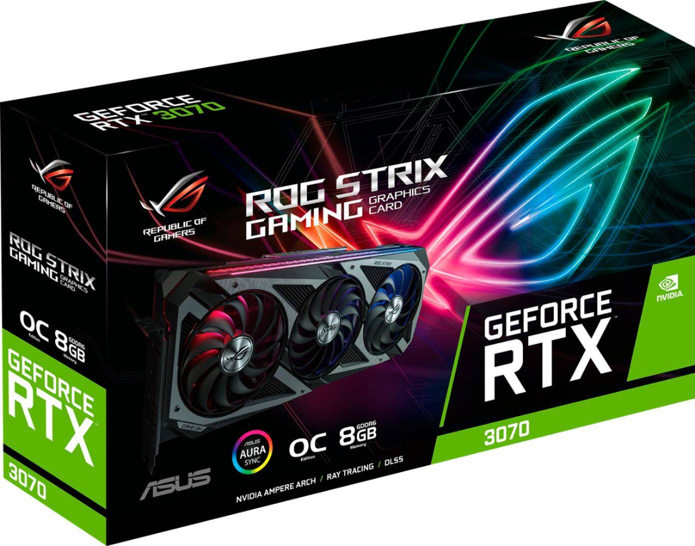 Best Buy: ASUS NVIDIA GeForce RTX 3070 ROG STRIX 8GB GDDR6 PCI 