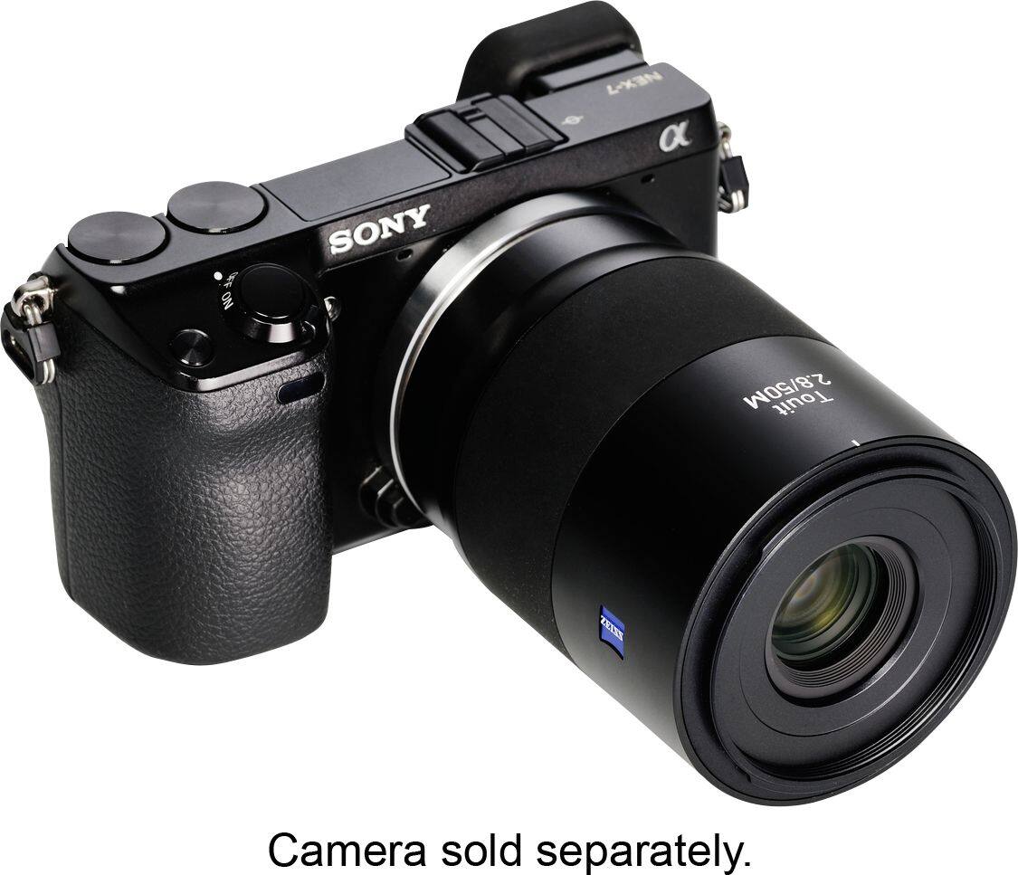 Alt View 17. ZEISS - Touit 50mm f/2.8 Short-Telephoto, 1:1 Macro Camera Lens for APS-C Sony E-Mount Mirrorless Cameras - Black.
