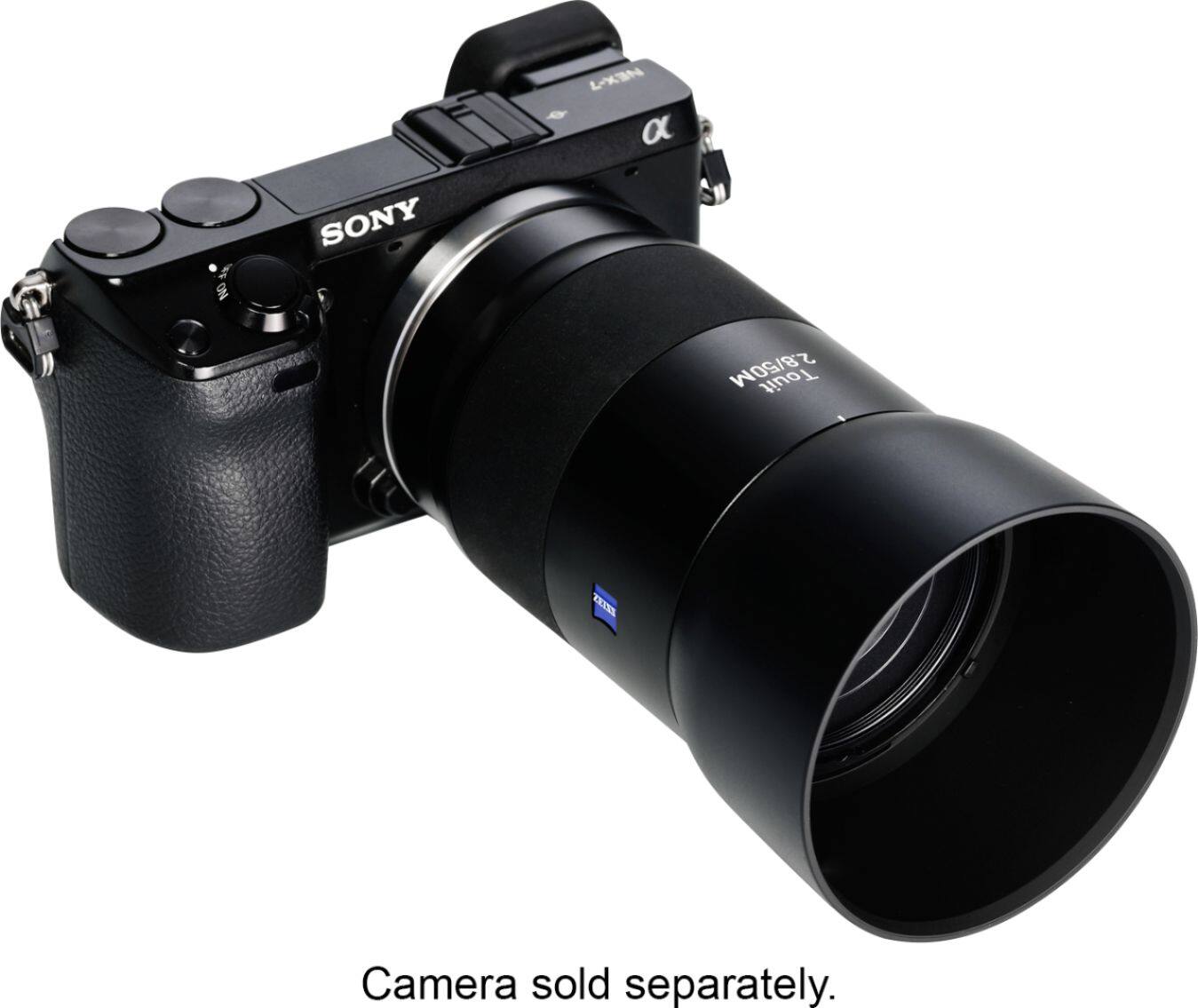 Alt View 18. ZEISS - Touit 50mm f/2.8 Short-Telephoto, 1:1 Macro Camera Lens for APS-C Sony E-Mount Mirrorless Cameras - Black.