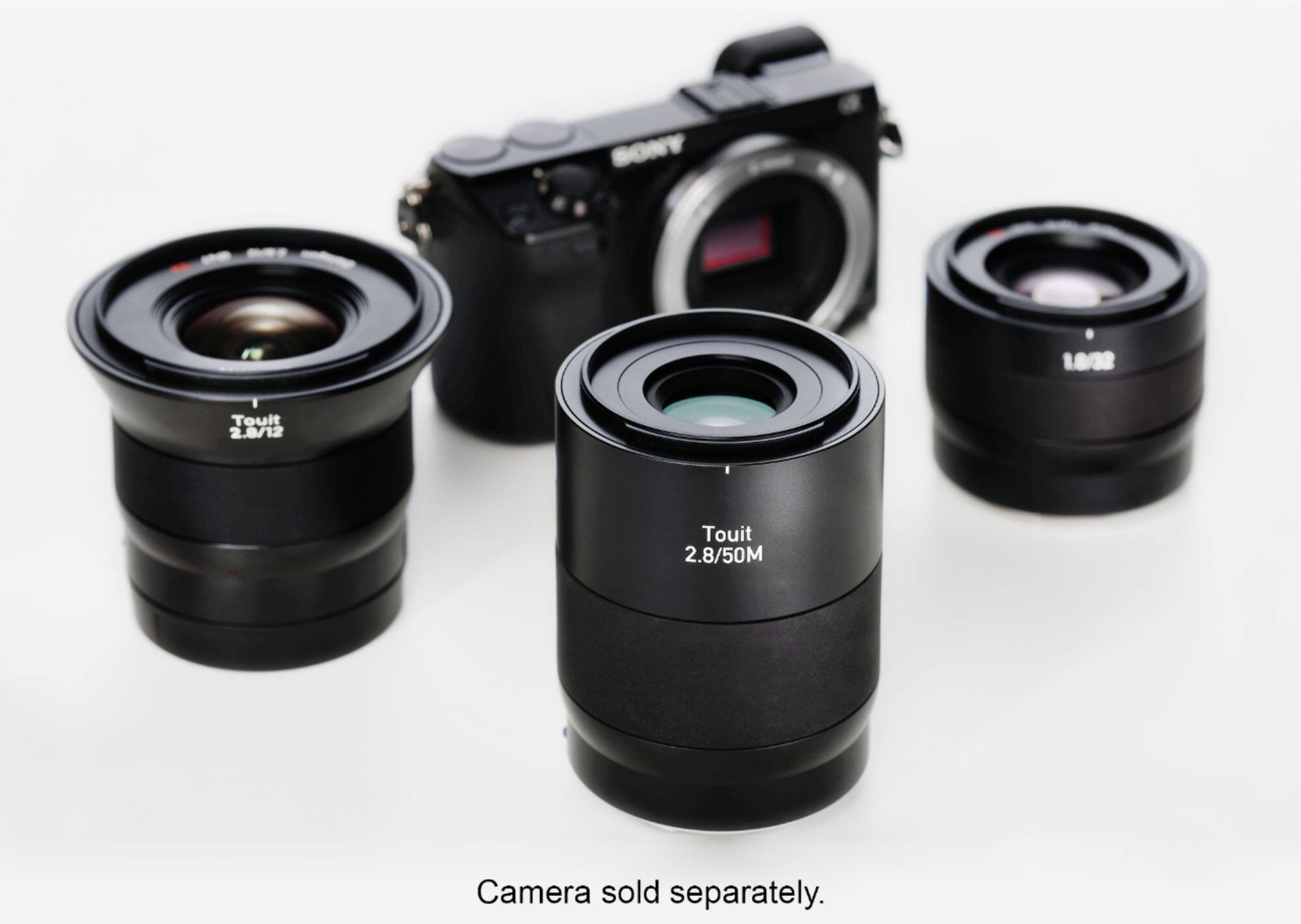 Alt View 19. ZEISS - Touit 50mm f/2.8 Short-Telephoto, 1:1 Macro Camera Lens for APS-C Sony E-Mount Mirrorless Cameras - Black.