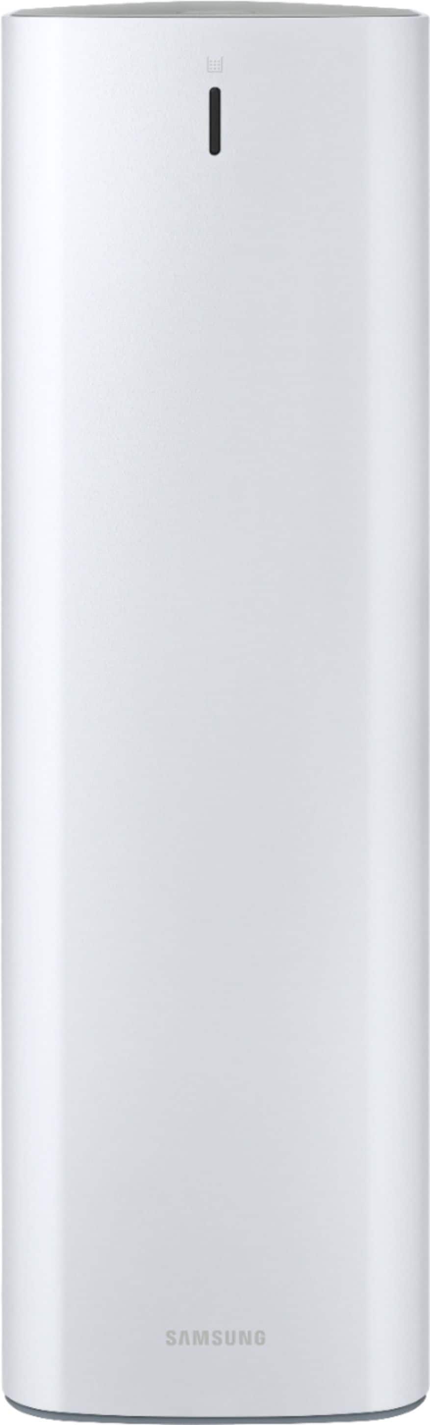 Front. Samsung - Clean Station Automatic Dustbin - White.