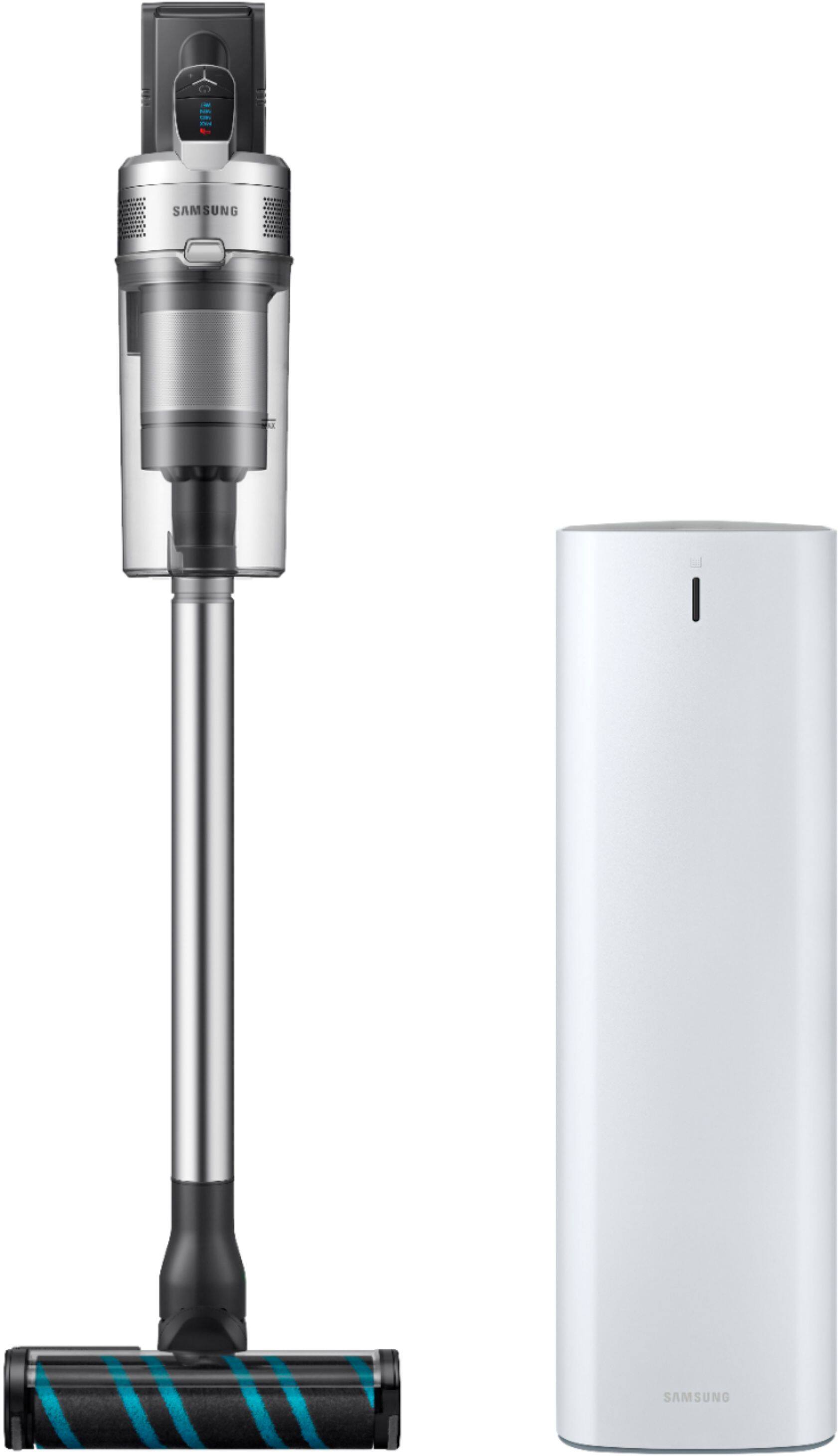 Alt View 12. Samsung - Clean Station Automatic Dustbin - White.