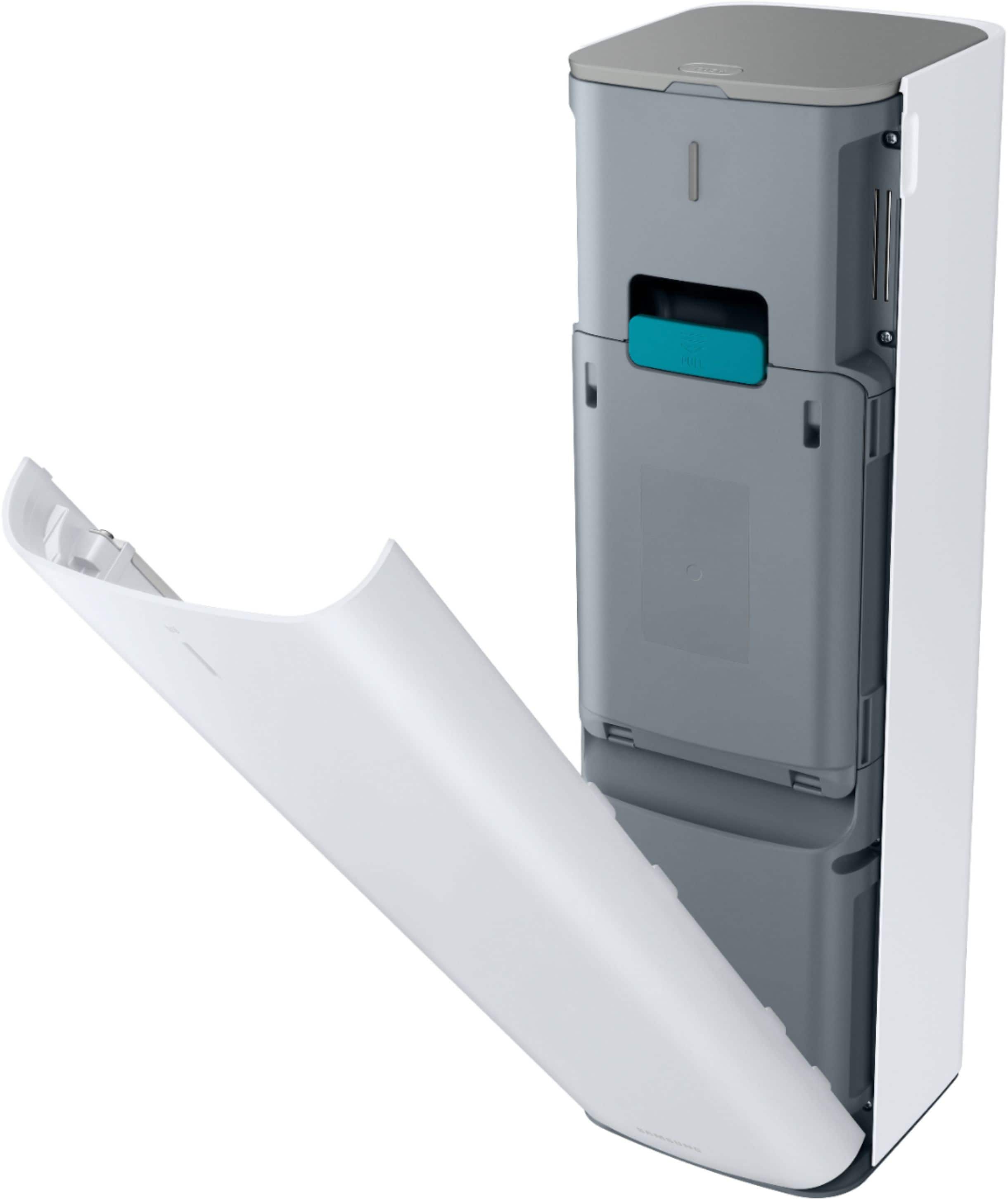 Alt View 15. Samsung - Clean Station Automatic Dustbin - White.