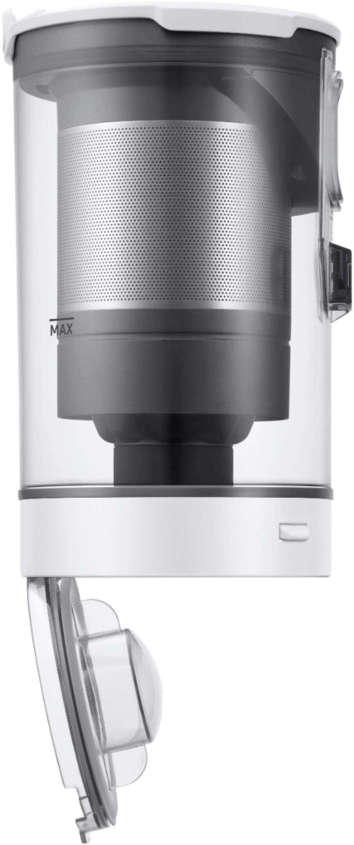 Alt View 20. Samsung - Clean Station Automatic Dustbin - White.