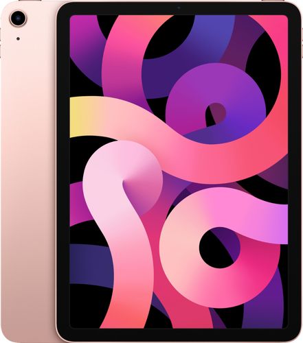 Apple - Geek Squad Certified Refurbished iPad Air (Latest Model) with Wi-Fi - 256GB - Rose Gold