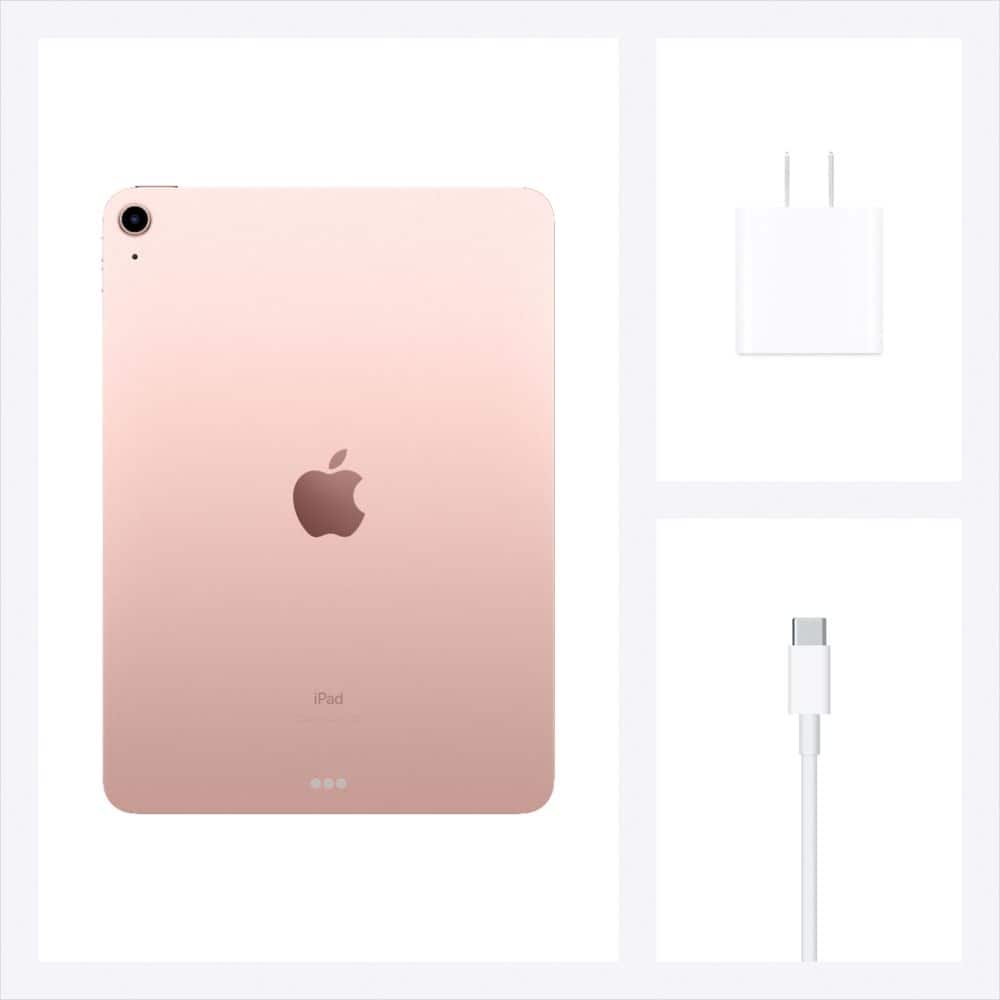 Alt View 14. Apple - Geek Squad Certified Refurbished iPad Air with Wi-Fi - 256GB - Rose Gold.