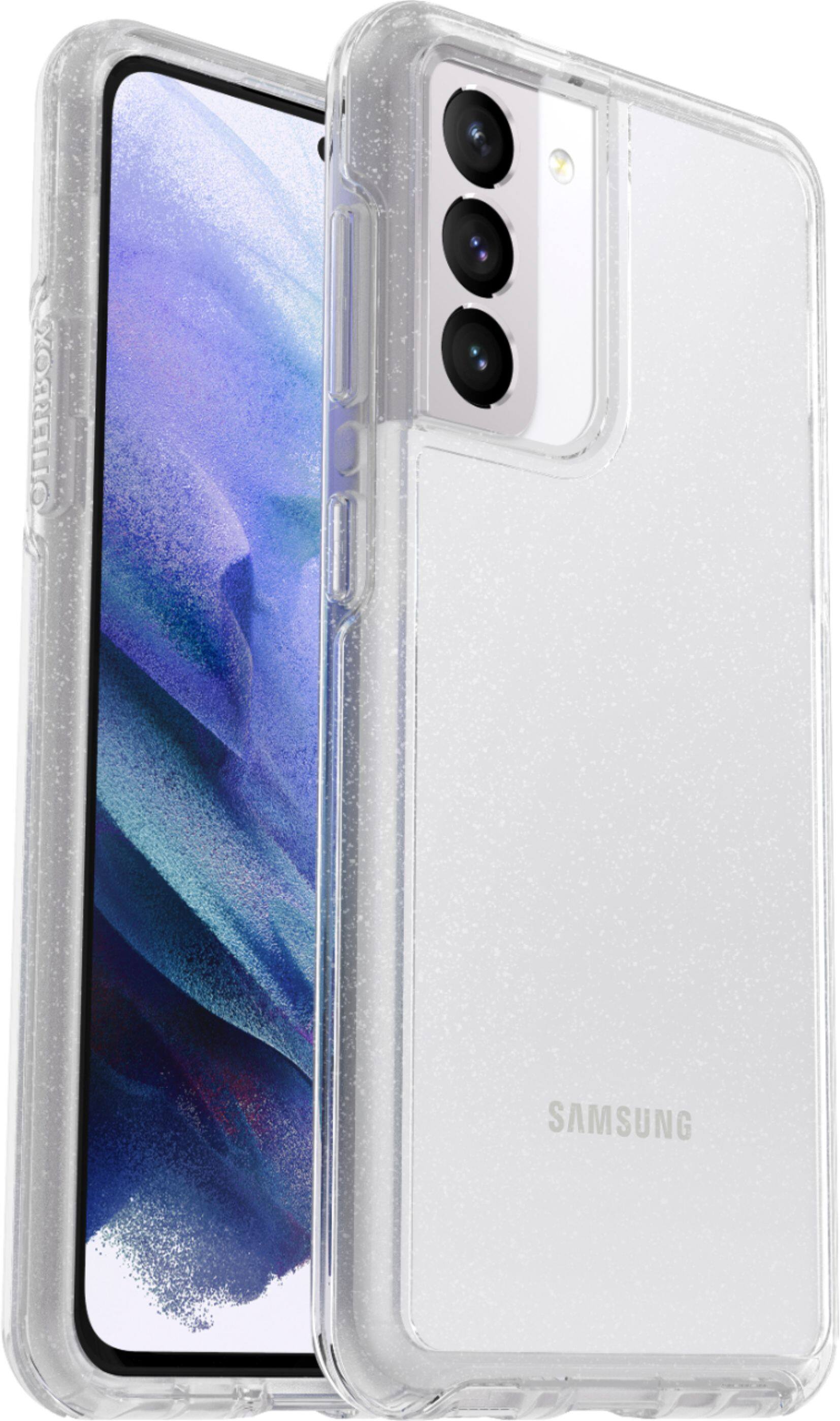 Angle. OtterBox - Symmetry Clear Series for Samsung Galaxy S21 5G - Stardust.