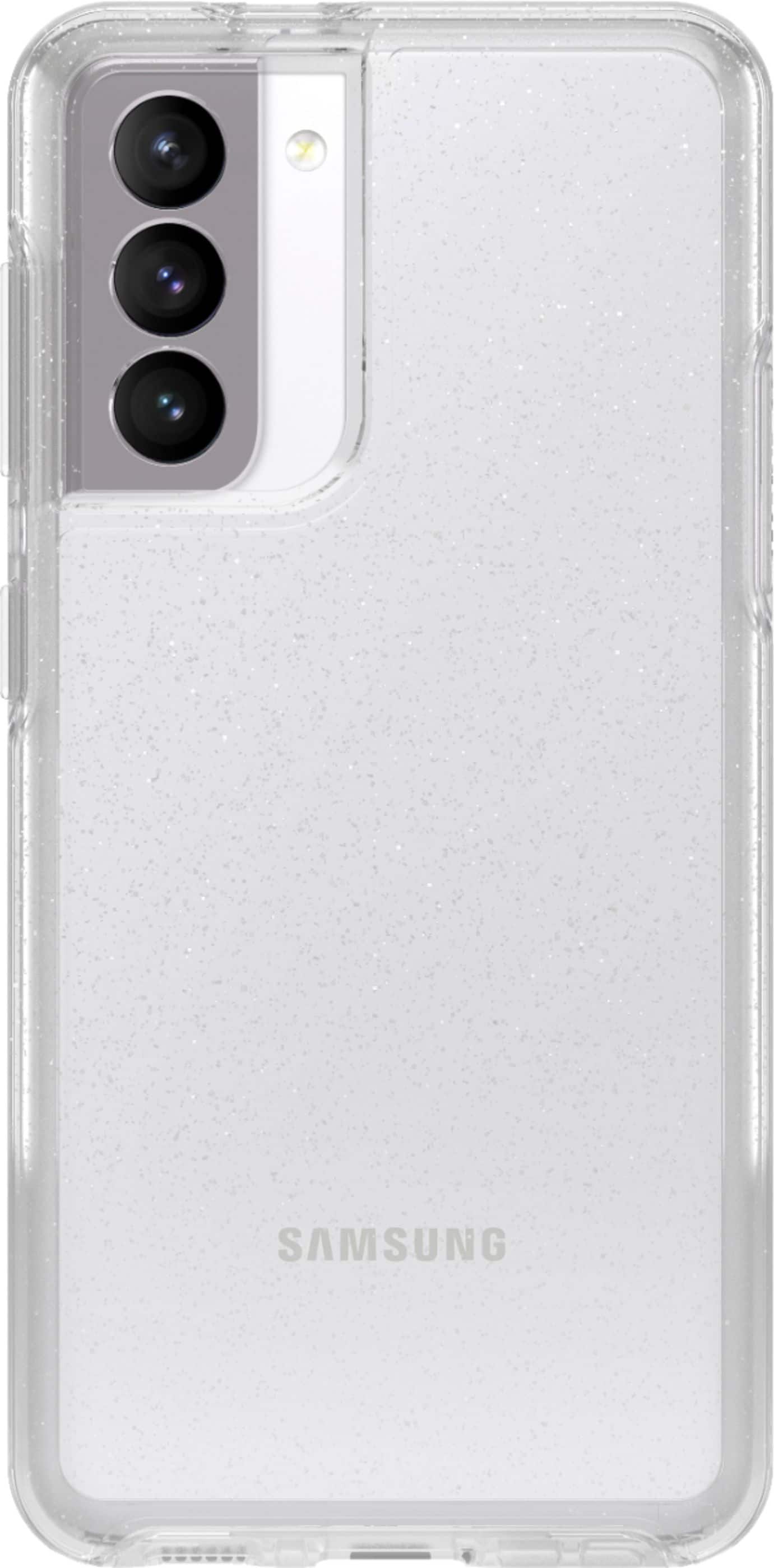 Front. OtterBox - Symmetry Clear Series for Samsung Galaxy S21 5G - Stardust.