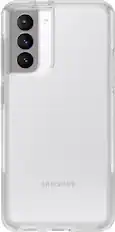 Front. OtterBox - Symmetry Clear Series for Samsung Galaxy S21 5G - Stardust.