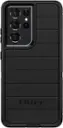 Front. OtterBox - Defender Series Pro for Samsung Galaxy S21 Ultra 5G - Black.