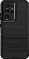 OtterBox - Defender Series Pro for Samsung Galaxy S21 Ultra 5G - Black - Front_Zoom