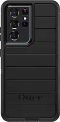OtterBox - Defender Series Pro for Samsung Galaxy S21 Ultra 5G - Black - Front_Zoom