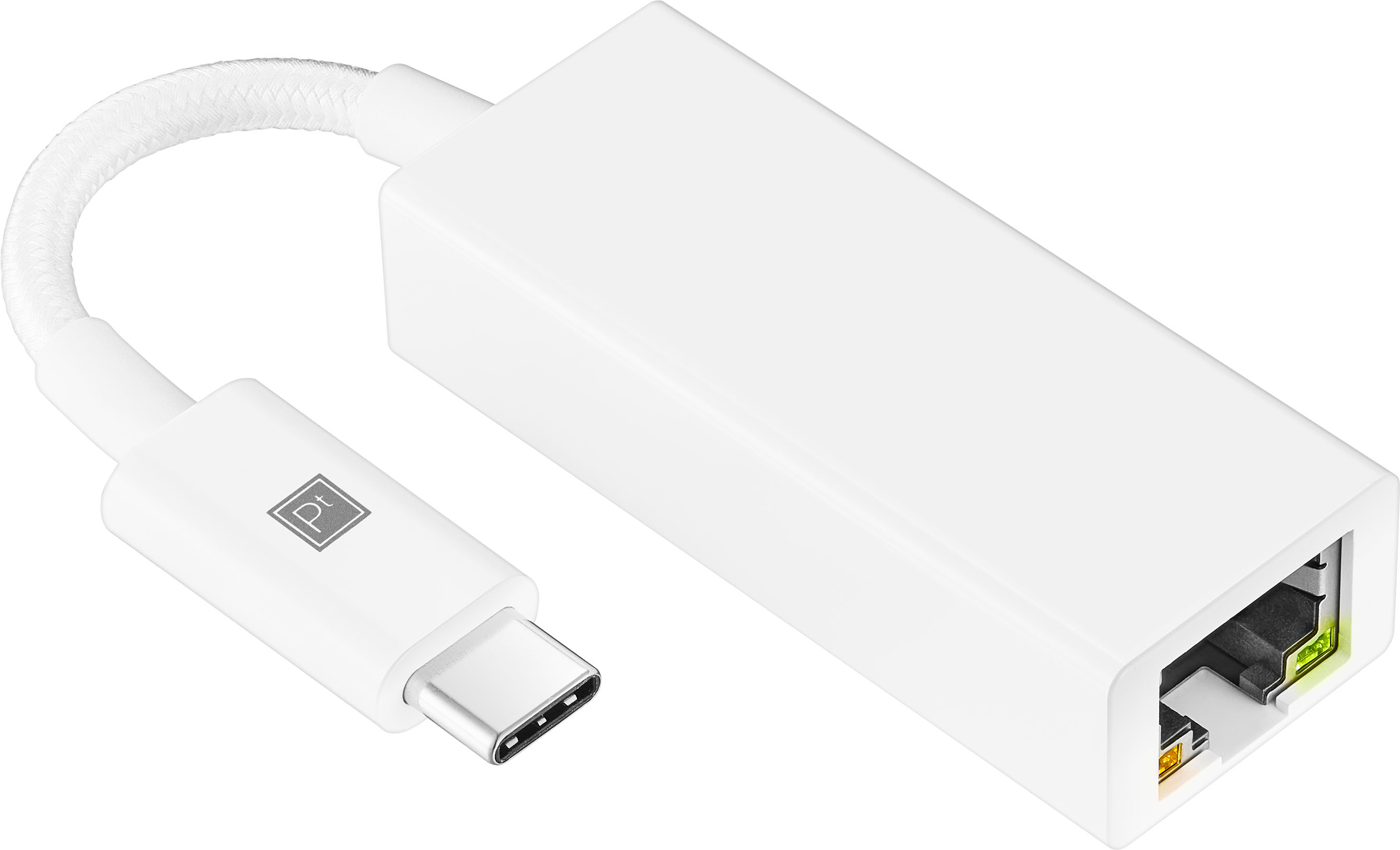 Best Buy: Insignia™ USB Type-C to Gigabit Ethernet Adapter White NS-PUCGE8