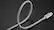 Alt View 19. Platinum™ - 6.6' USB-C to USB-C Charge-and-Sync Braided Cable for USB-C Smartphones, Tablet, and More - White.