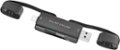 Front. Platinum™ - UHS-I USB-C/USB 3.2 Gen 1 Memory Card Reader - Black.