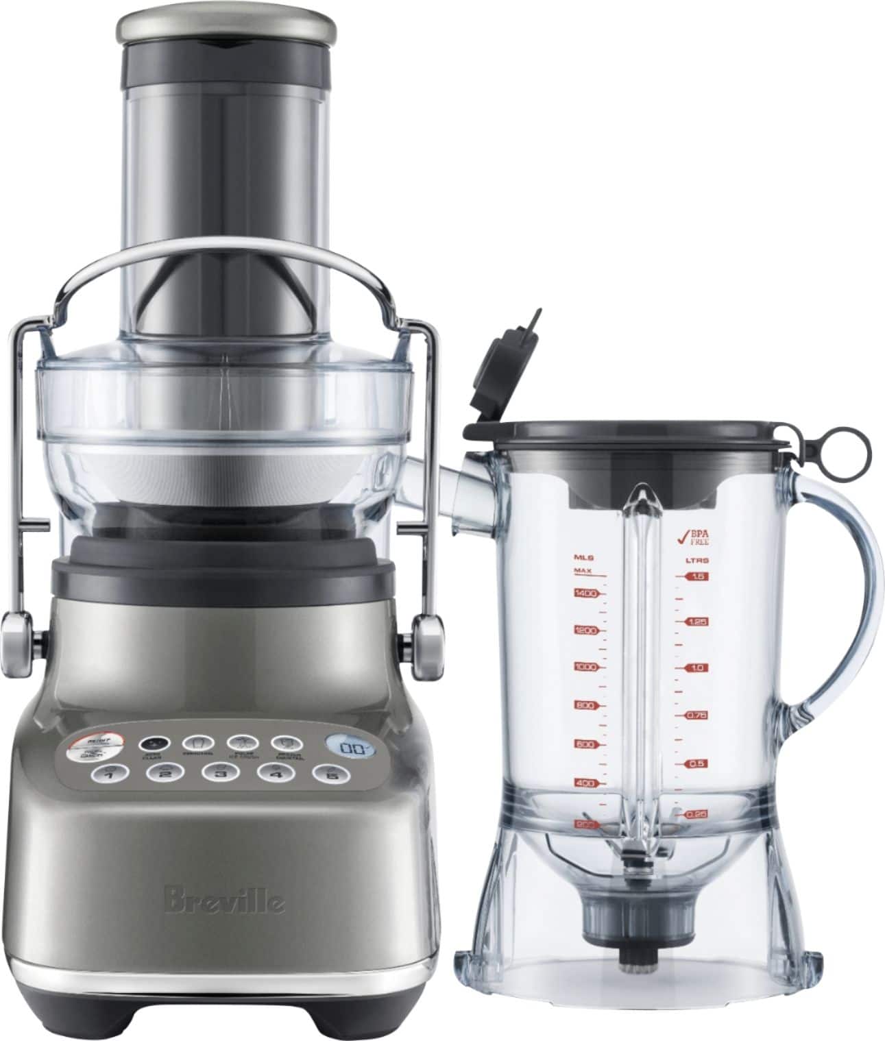 Breville - the 3x Bluicer - Silver - Front_Zoom