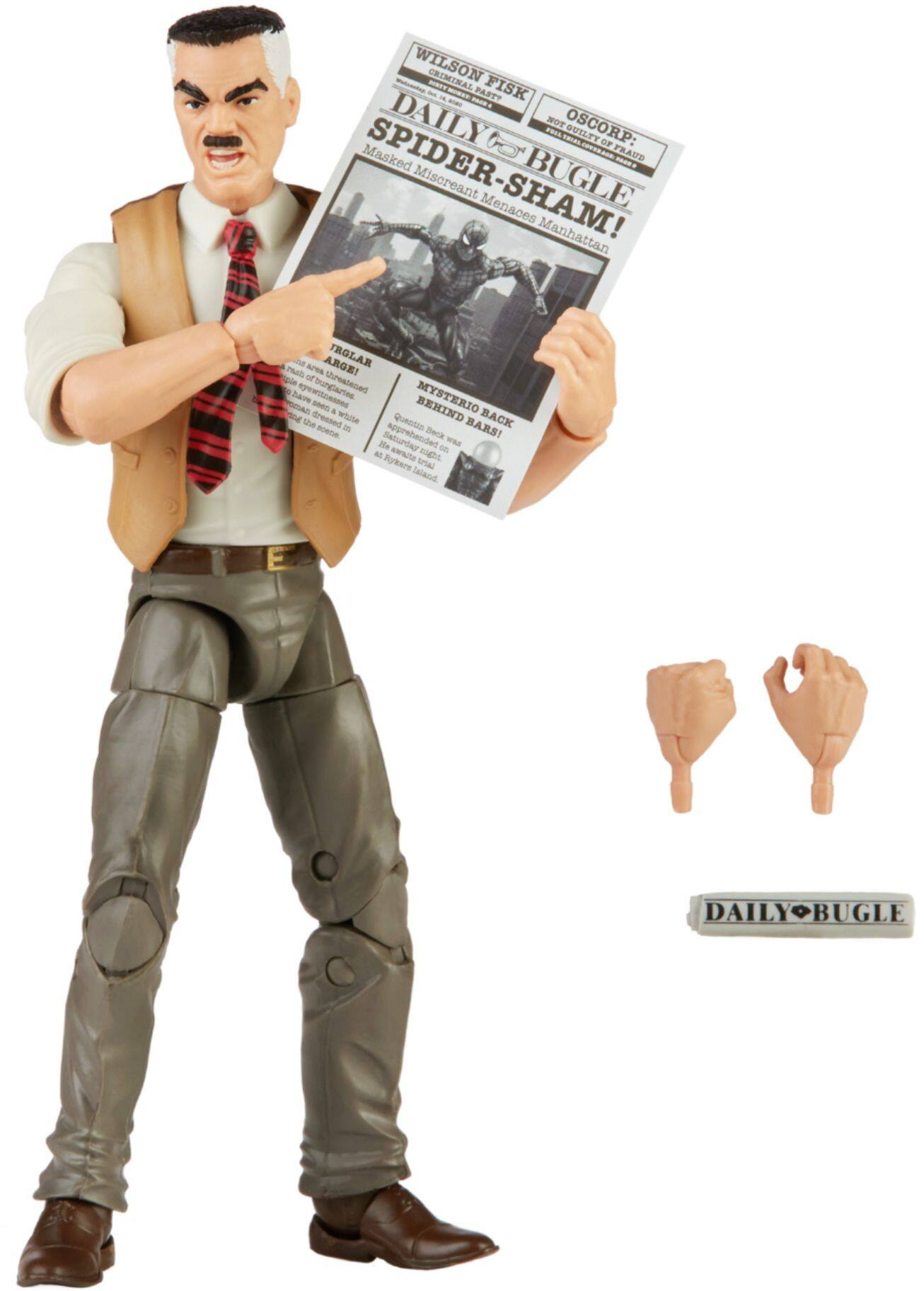 Alt View 13. Marvel - Hasbro Marvel Legends 6-inch J. Jonah Jameson Vintage Collection Figure.