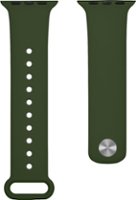 Modal™ - Silicone Band for Apple Watch 38mm, 40mm, 41mm and Apple Watch Series 8 41mm - Dark green - Angle_Zoom