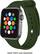 Alt View 13. Modal™ - Silicone Watch Band for Apple Watch 42, 44, 45mm (Series 1-8) and Apple Watch Ultra 49mm - Dark green.