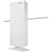 ANTOP - HD Smart Panel: HDTV & FM Amplified Antenna - White - Front_Zoom