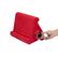 Alt View 15. Happy Products - Flippy Cubby - Multi-Angle Soft Stand for Tablets, E-Readers, and Books - Red.