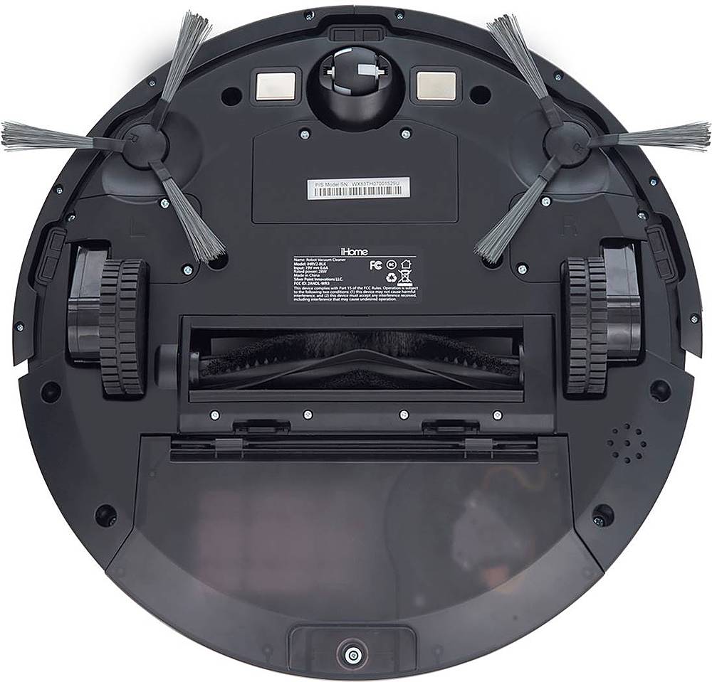 Alt View 13. iHome - AutoVac Eclipse Wi-Fi Connected Robot Vacuum & Mop with Mapping HomeMap Navigation and HyperDrive Technology - Black.