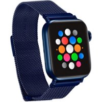 Platinum Magnetic Stainless Steel Mesh Band for Apple Watch Deals