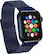 Angle. Platinum™ - Magnetic Stainless Steel Mesh Band for Apple Watch 42, 44, 45mm (Series 1-8) and Apple Watch Ultra 49mm - Blue.