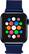 Alt View 11. Platinum™ - Magnetic Stainless Steel Mesh Band for Apple Watch 42, 44, 45mm (Series 1-8) and Apple Watch Ultra 49mm - Blue.